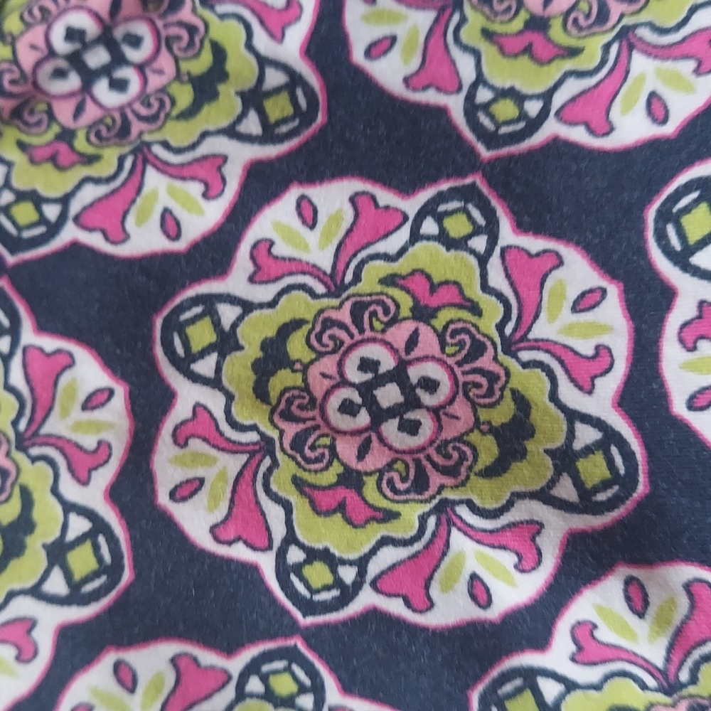 Crown & Ivy size 14 navy, green and pink shorts - Picture 2 of 4